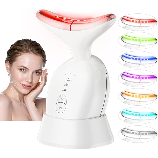 7 in 1 Skin Care Tools 美顔器 ホワイト Facial Massager Skin Care Tools 7 In 1 Face Lifting Machine